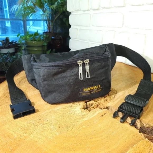 Original Retro Brand Handbags - Retro Nylon Fanny Pack with Hawaii tag